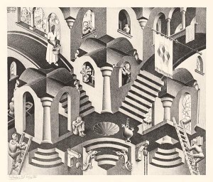 Escher-Convex-and-Concave-19551